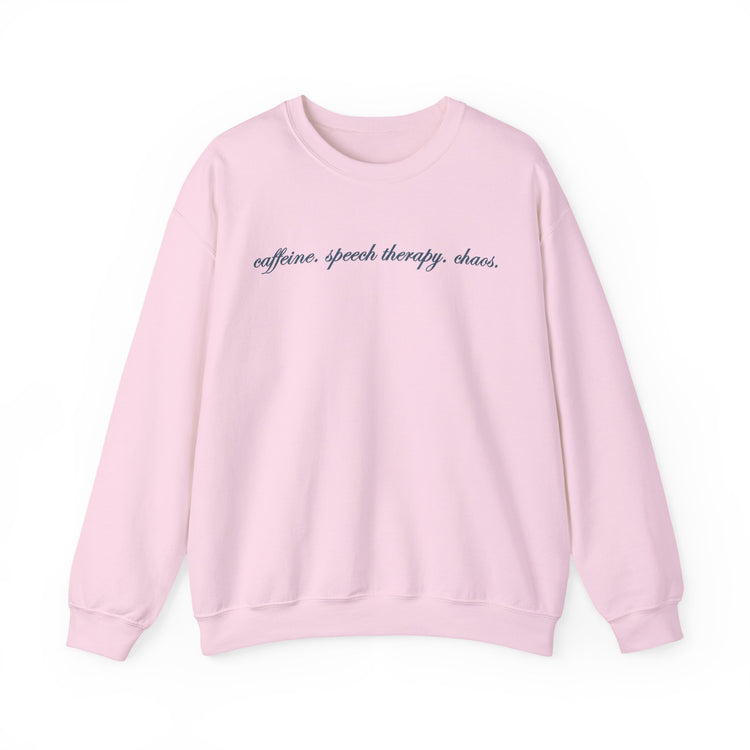 caffeine speech chaos crewneck