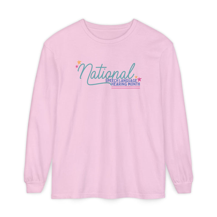 NSLHM stars long sleeve tee