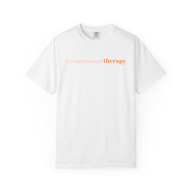 orange simple OT comfort colors tee