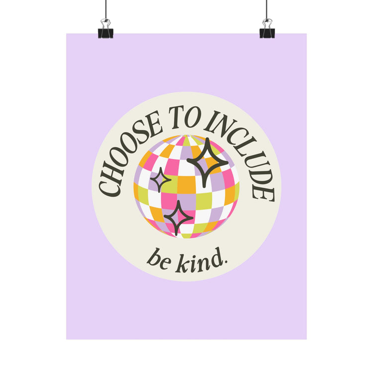 choose to include disco wall poster