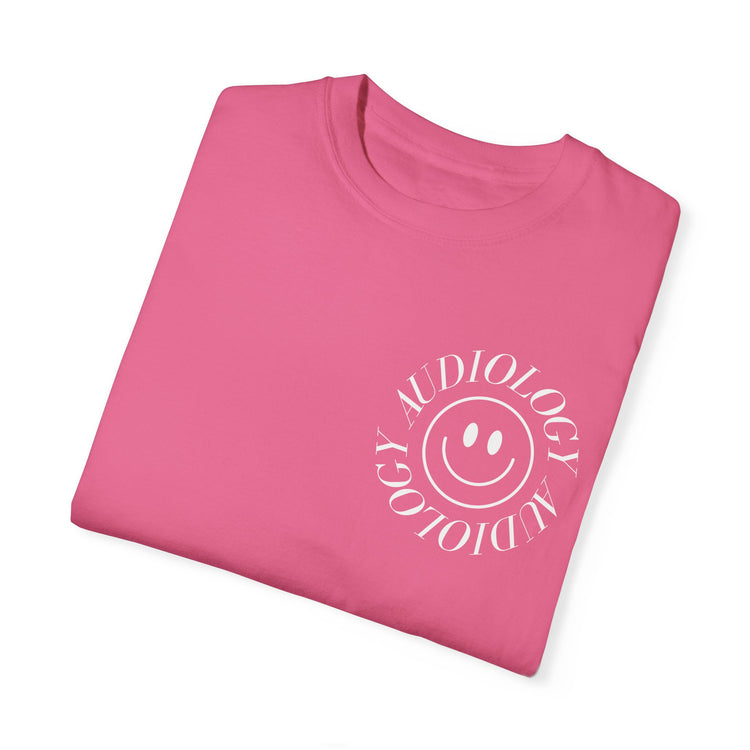 smiley audiology comfort colors tee