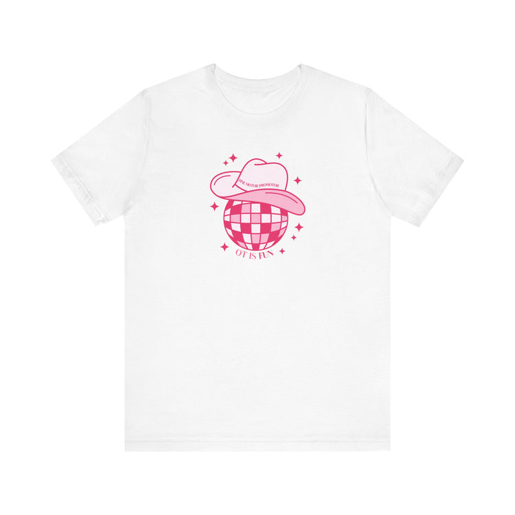 OT cowboy disco short sleeve tee