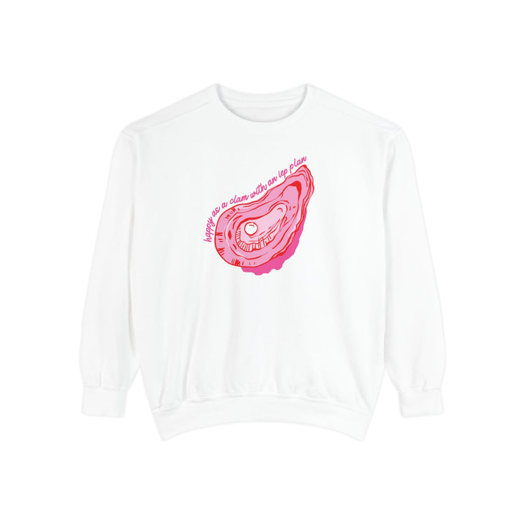 happy as a clam IEP plan comfort colors crewneck