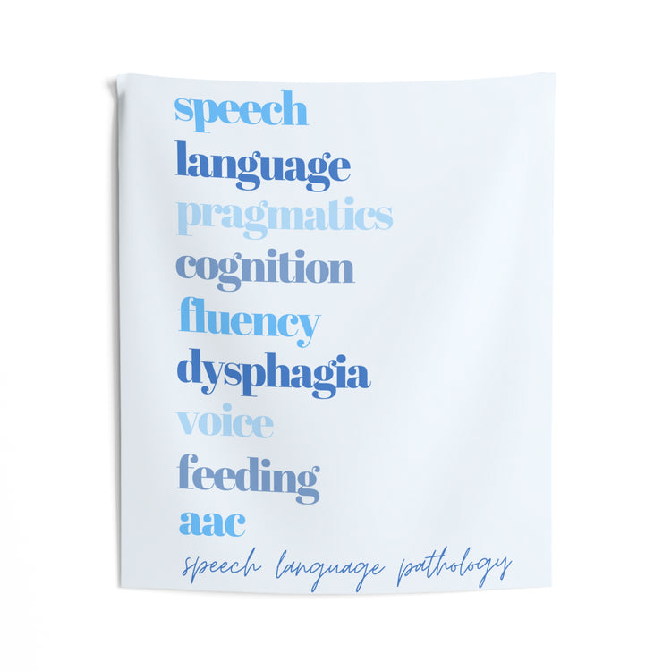 SLP SCOPE BLUE WALL TAPESTRY
