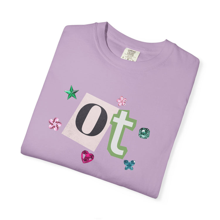 OT newspaper gem comfort colors tee