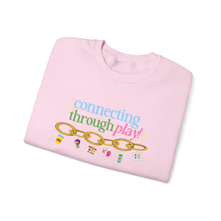 connecting through play chain crewneck