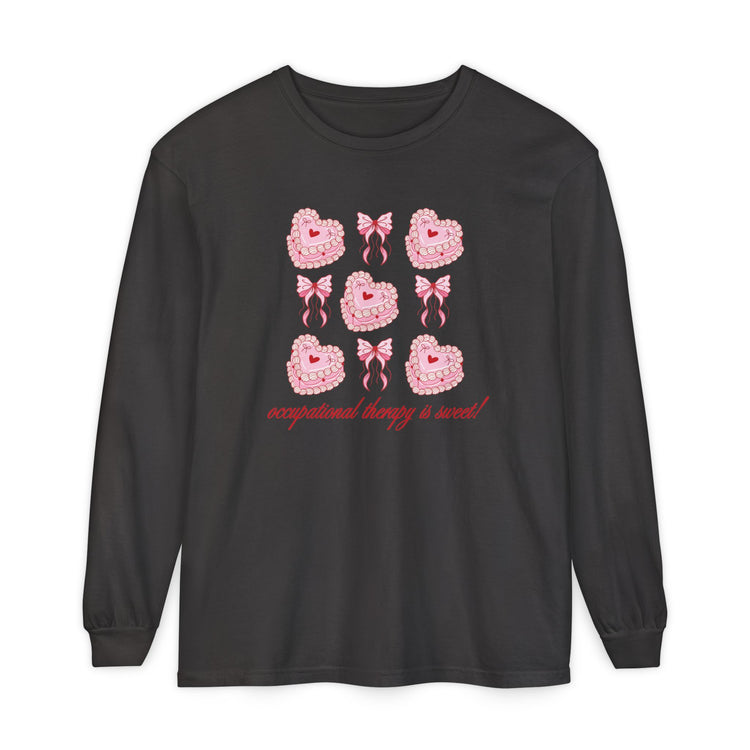 OT is sweet! cake comfort colors long sleeve tee