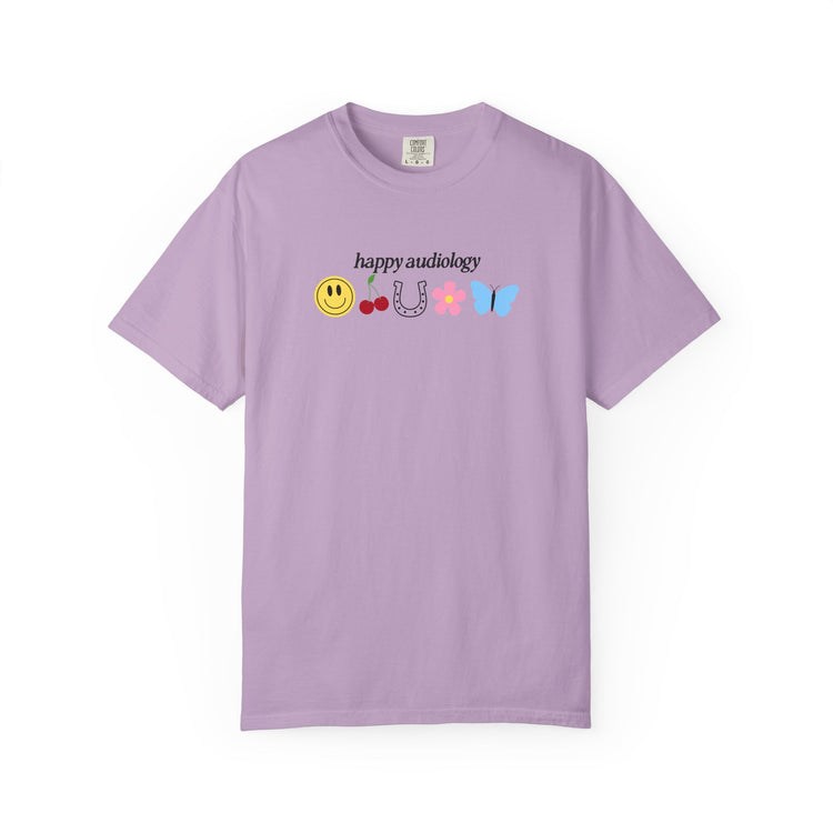 happy audiology comfort colors tee