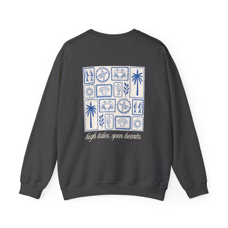 OT clam waves crewneck