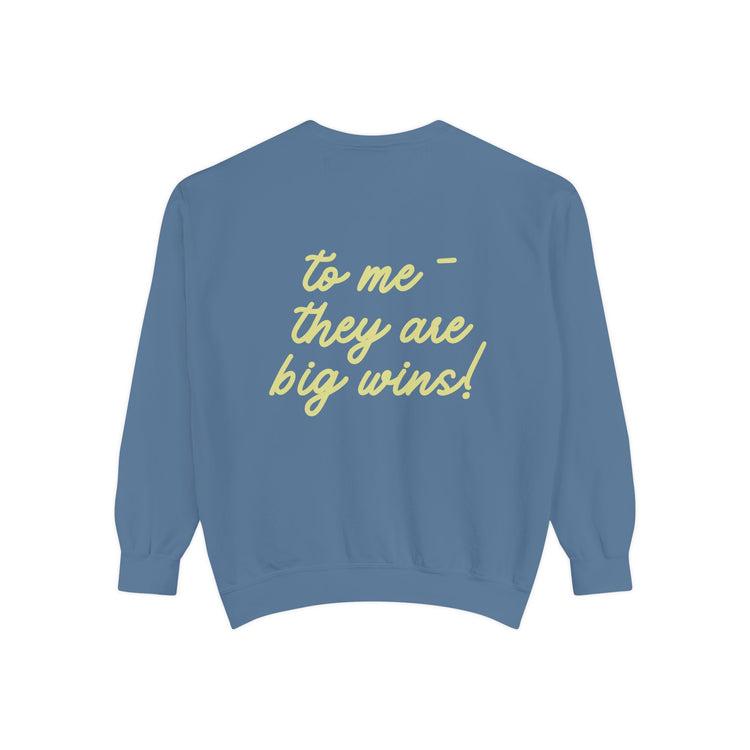 speech path little big wins front/back comfort colors crewneck