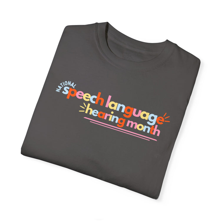 NSLHM colorful bold comfort colors tee