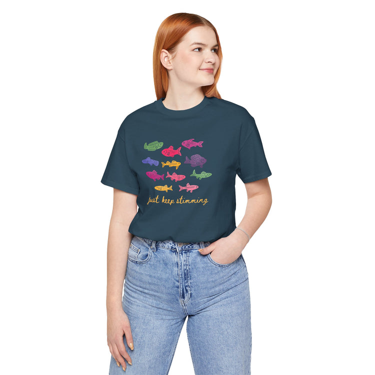 just keep stimming! tee