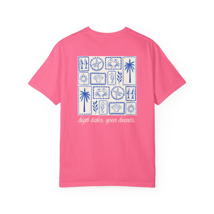 speech path high tides front/back comfort colors tee
