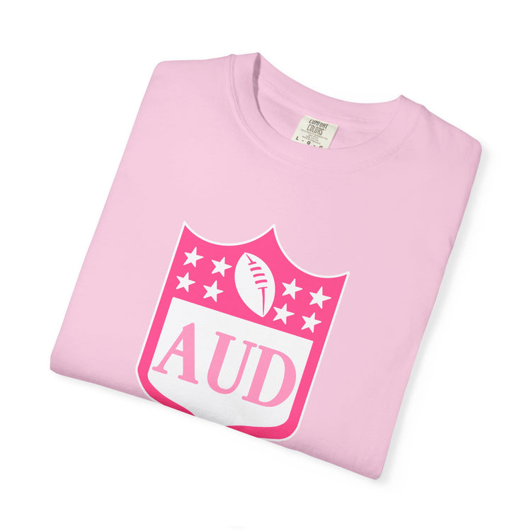 AUD football crest comfort colors tee
