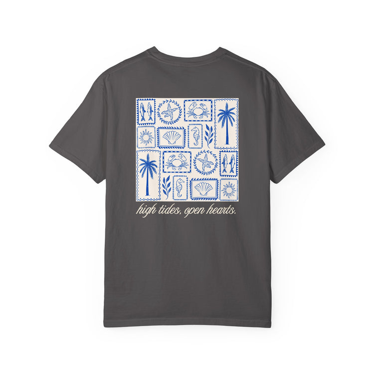 speech path high tides front/back comfort colors tee
