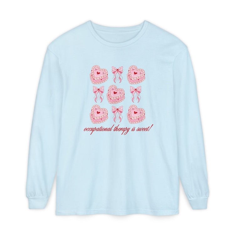 OT is sweet! cake comfort colors long sleeve tee