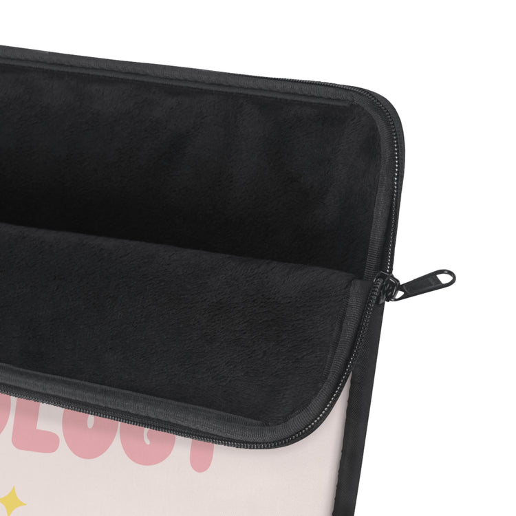pink block speech language pathology laptop sleeve