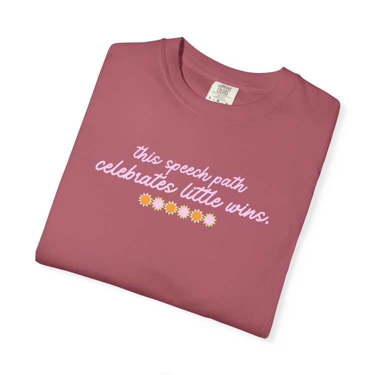 speech path little big wins front/back comfort colors tee