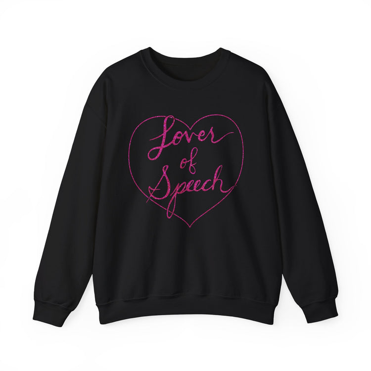 lover of speech crewneck