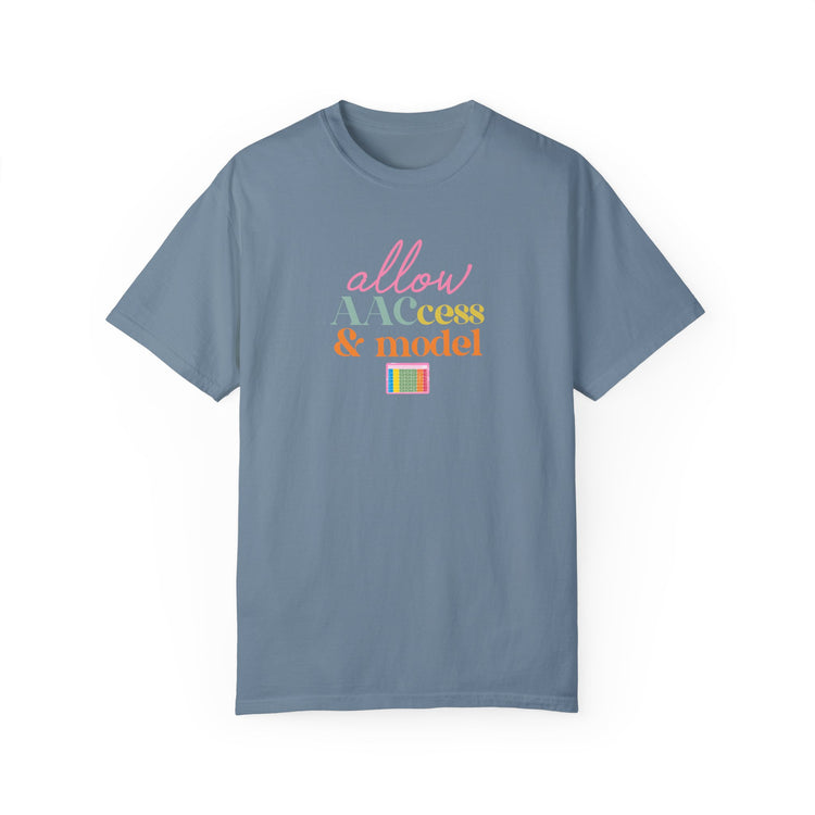 allow AAC access and model comfort colors tee