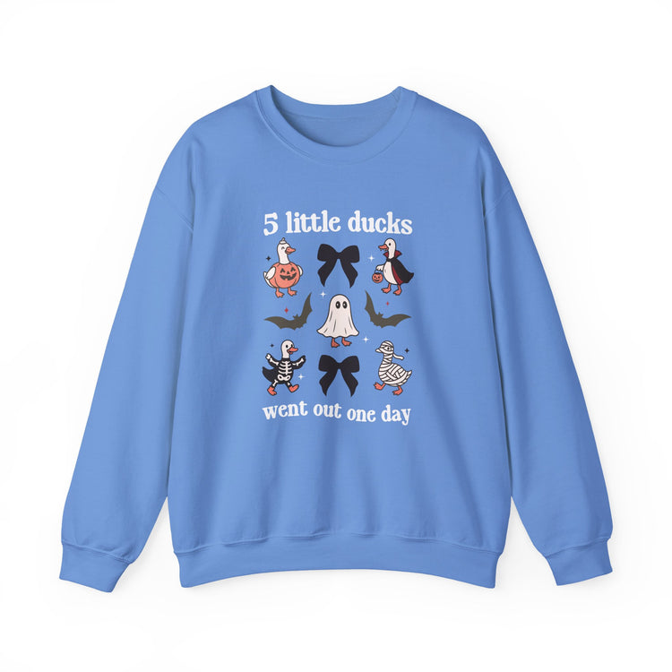 5 little spooky ducks crewneck