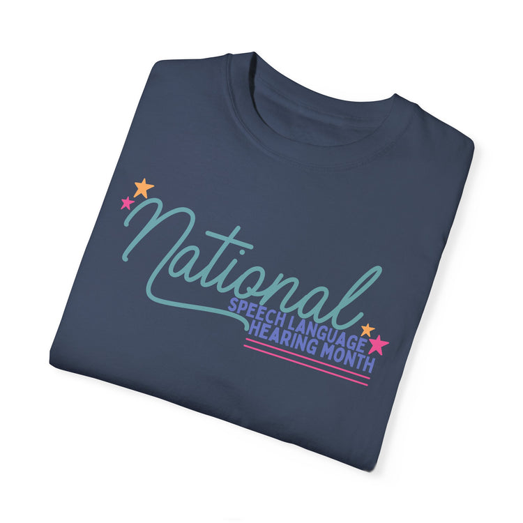 NSLHM stars comfort colors tee
