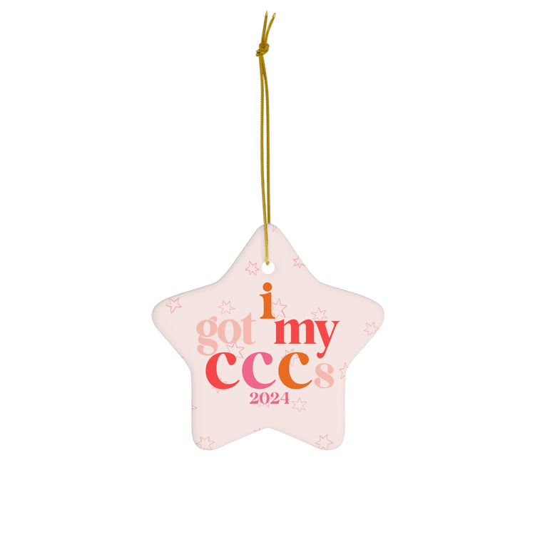SLP ccc 2024 ornament - pink