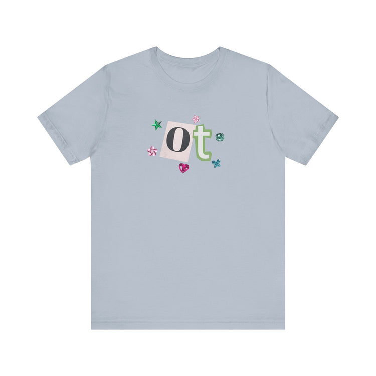 OT newspaper gem short sleeve tee