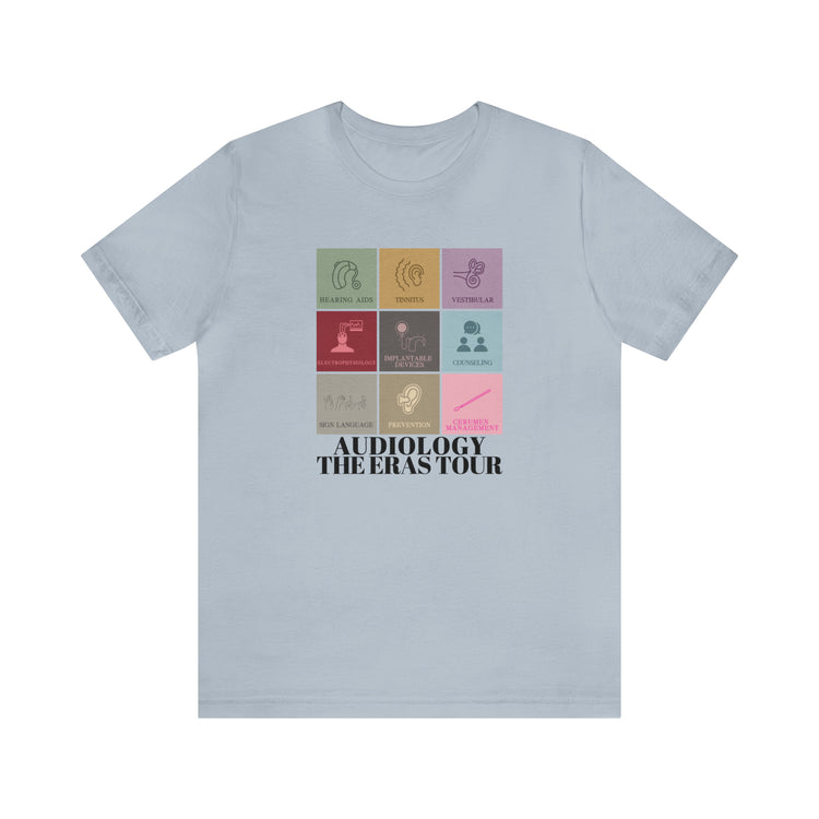 AUDIOLOGY scope eras tour short sleeve tee