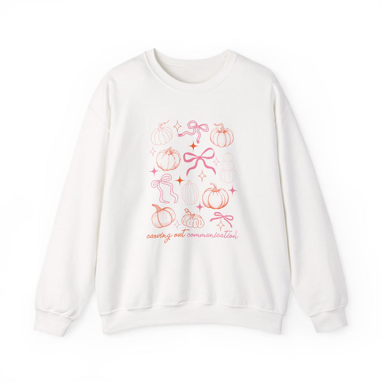 carving out communication! crewneck