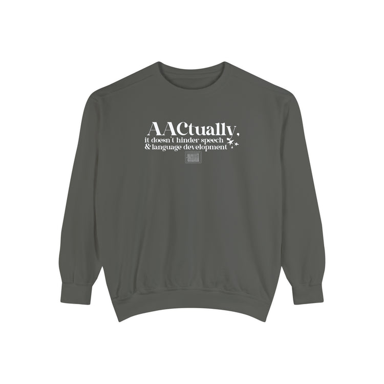 AAC facts comfort colors crewneck