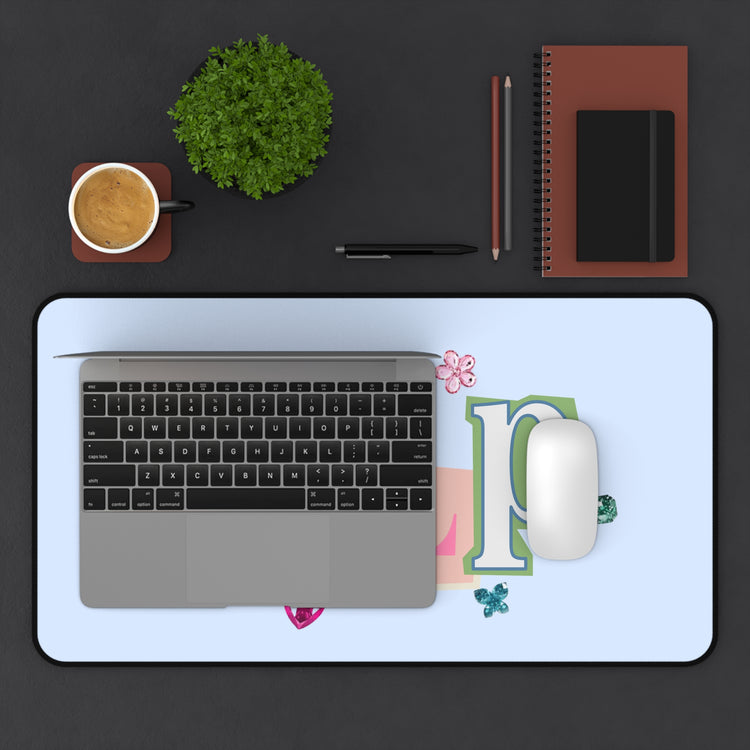 SLP newspaper gem desk mat
