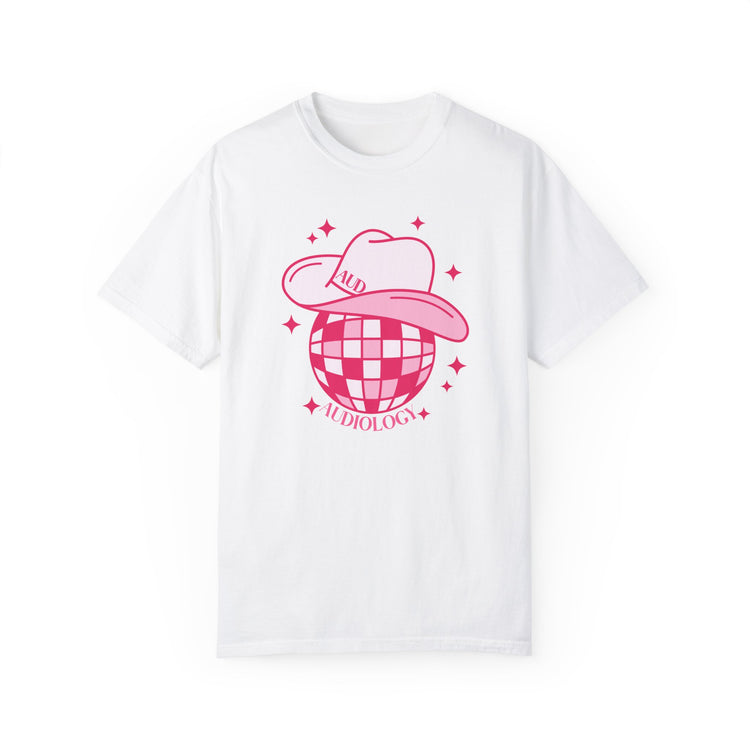 cowboy disco audiology comfort colors tee