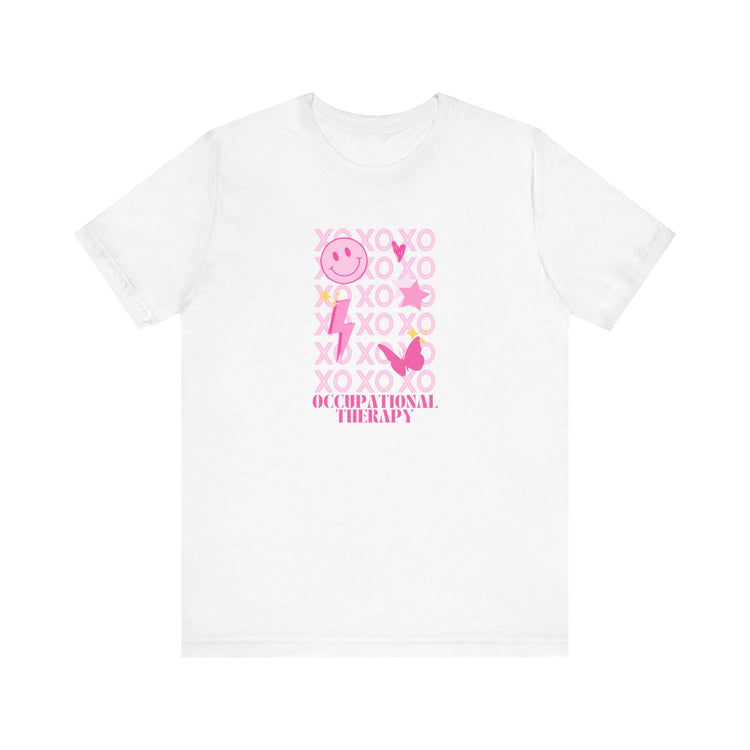 OT xoxo pink short sleeve tee
