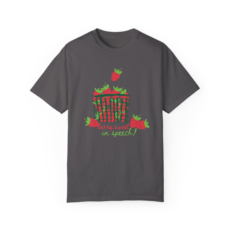 berry sweet in speech! comfort colors tee