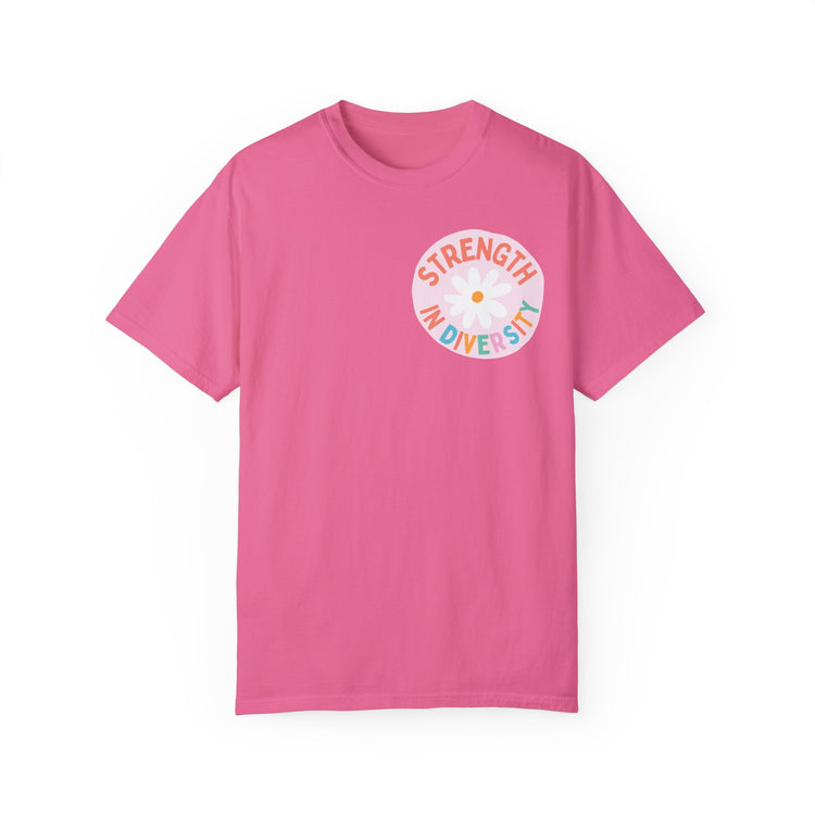 strength in diversity comfort colors tee