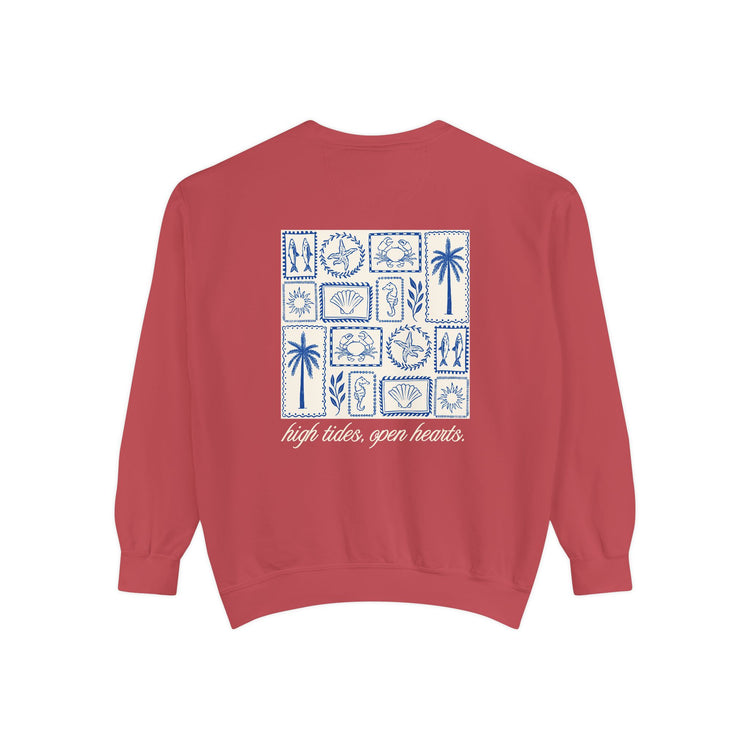 OT clam waves comfort colors crewneck