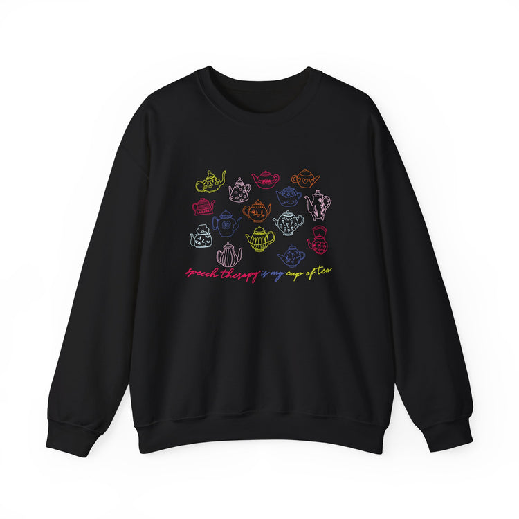 speech therapy is my cup of tea crewneck