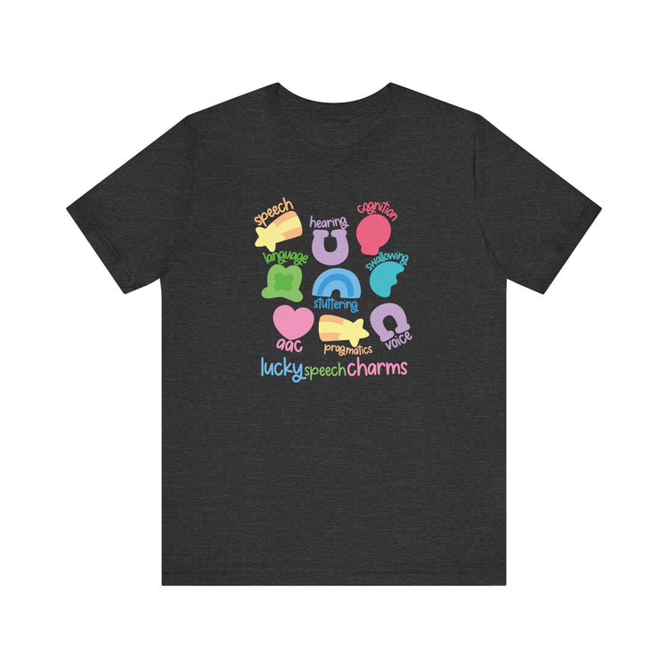lucky speech charms tee