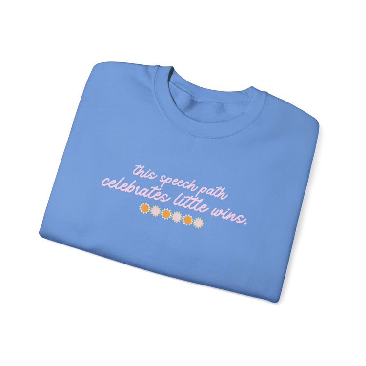 speech path little big wins front/back crewneck