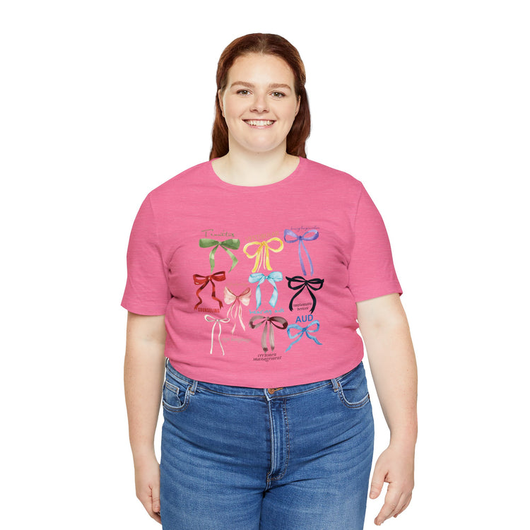 bow era AUD audiology arch short sleeve tee