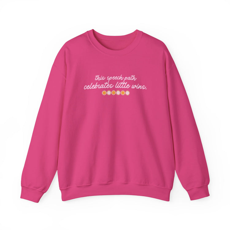 speech path little big wins front/back crewneck