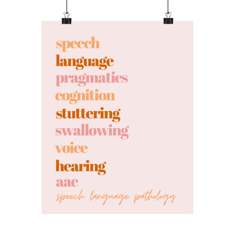 SLP scope pink wall poster
