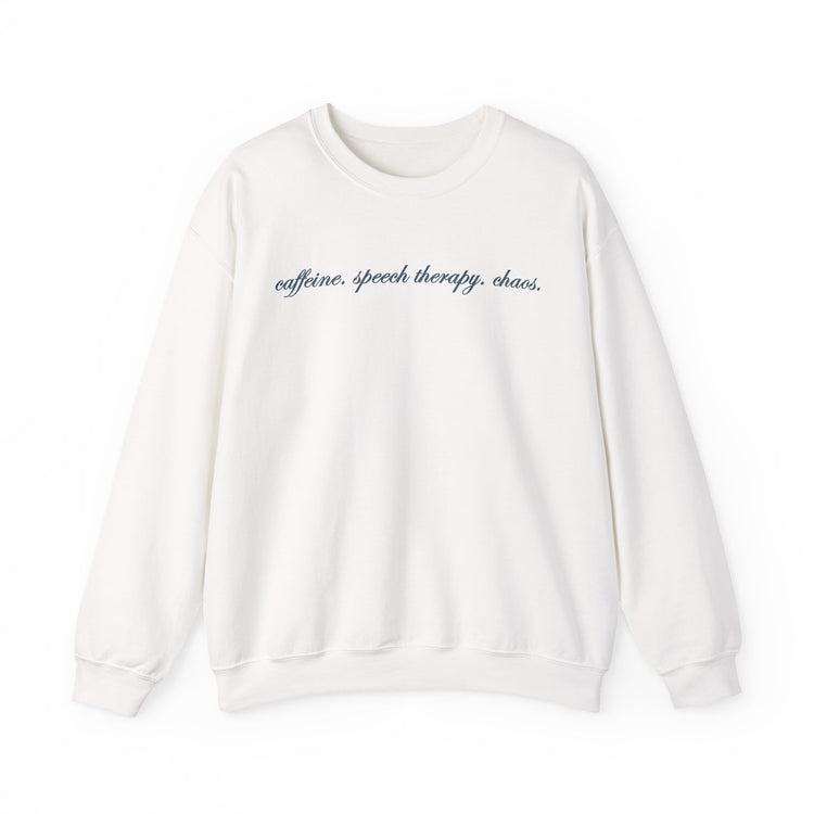 caffeine speech chaos crewneck