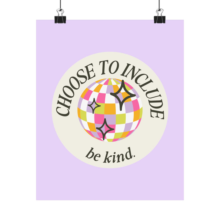 choose to include disco wall poster