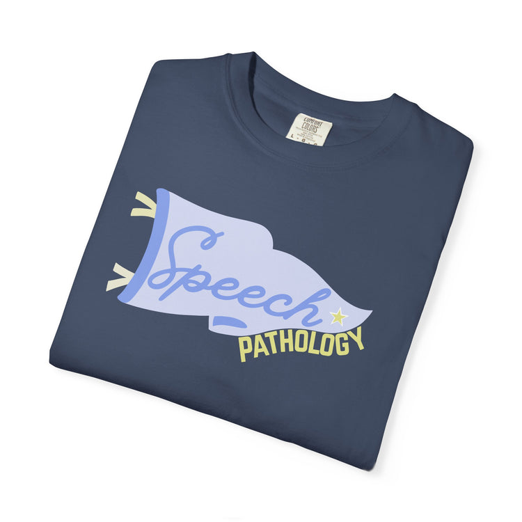 speech pennant flag comfort colors tee