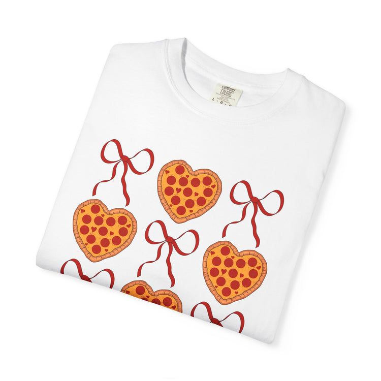 OT has a pizza my heart comfort colors tee