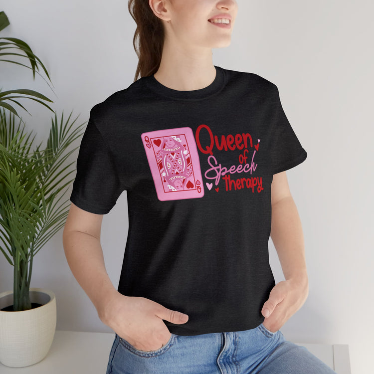 queen of hearts//speech short sleeve tee