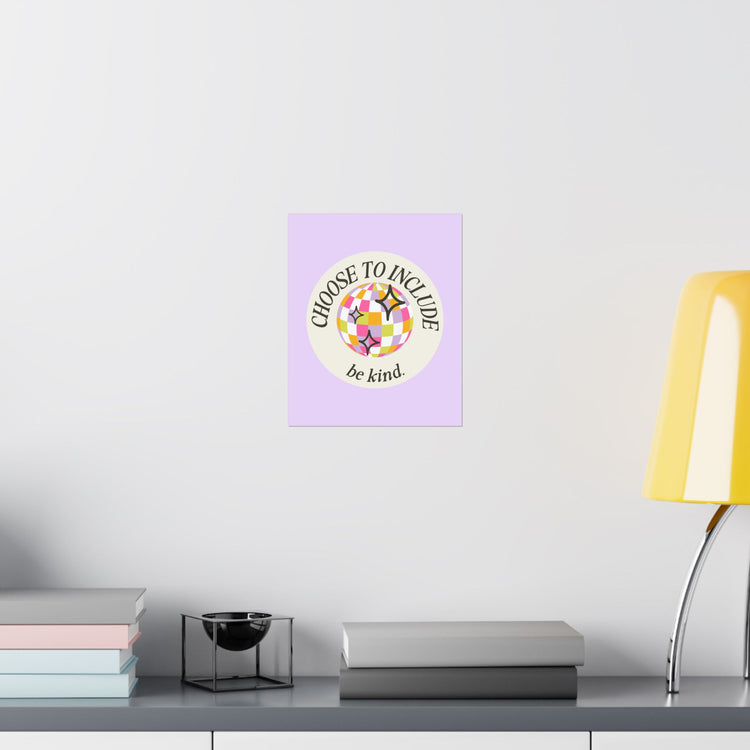 choose to include disco wall poster
