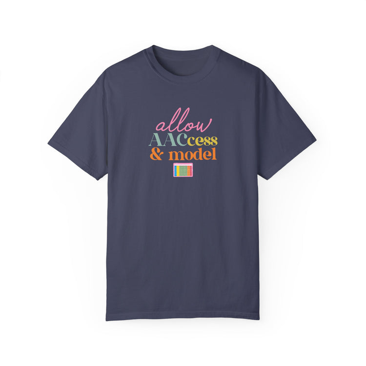 allow AAC access and model comfort colors tee
